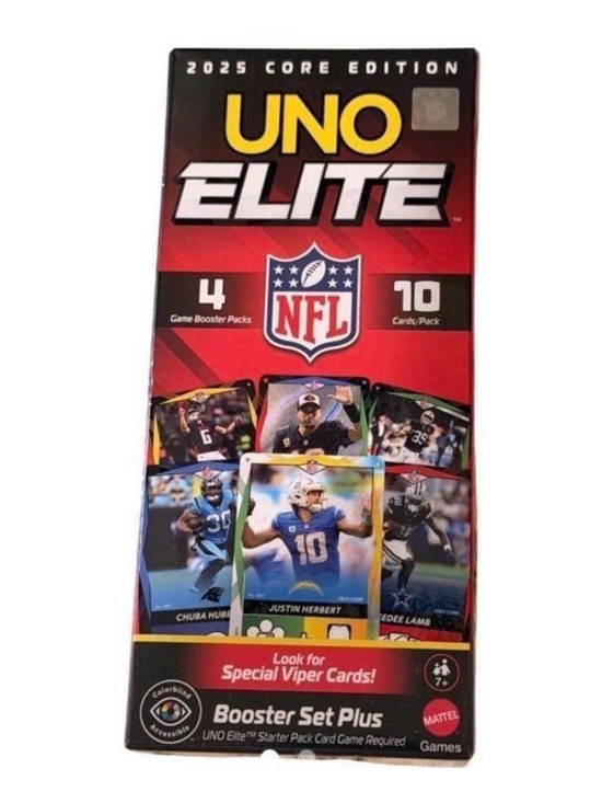 Mattel Other - Mattel UNO Elite NFL Booster Set - Red, Black, Yellow